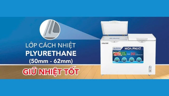 Tủ Đông Hòa Phát 2 Ngăn 2 Cánh HCF 506S2N2/ HPF BN6205